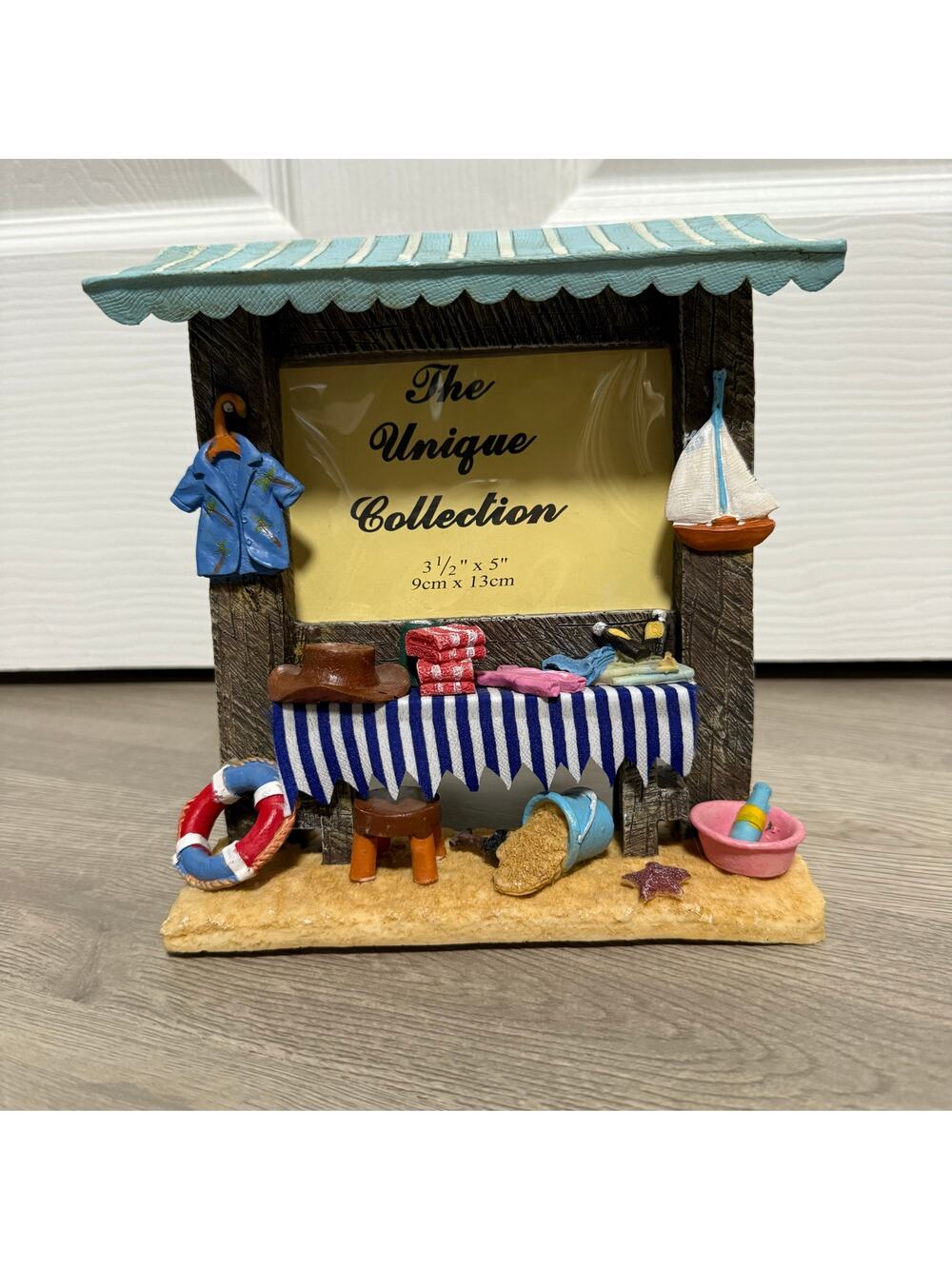 The Unique Collection Picture Frame 3 1/2" x 5" At The Beach Themed.